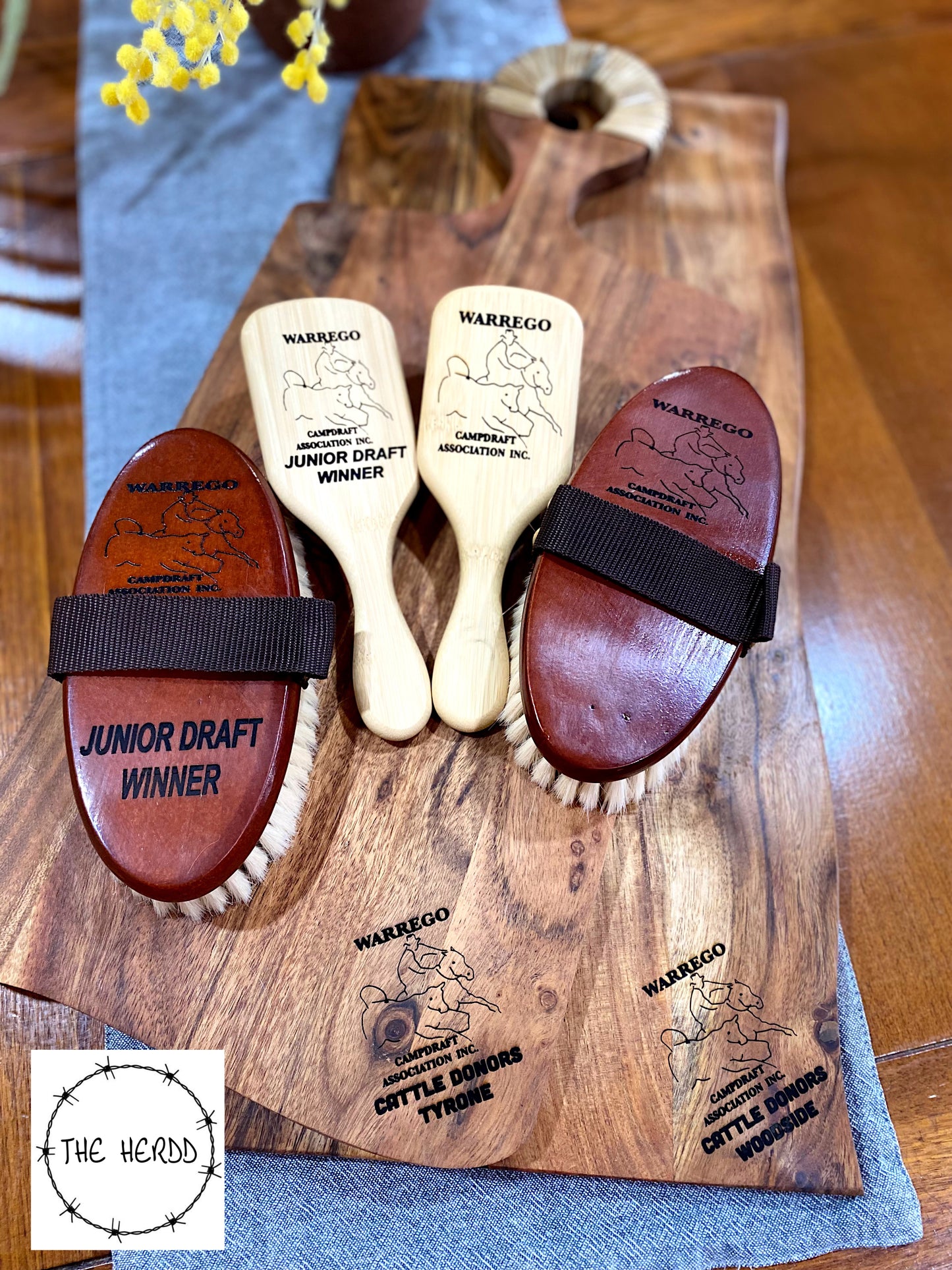 Trophy Brush - Wooden Mane & Tail Brush - Rescue My Rugs