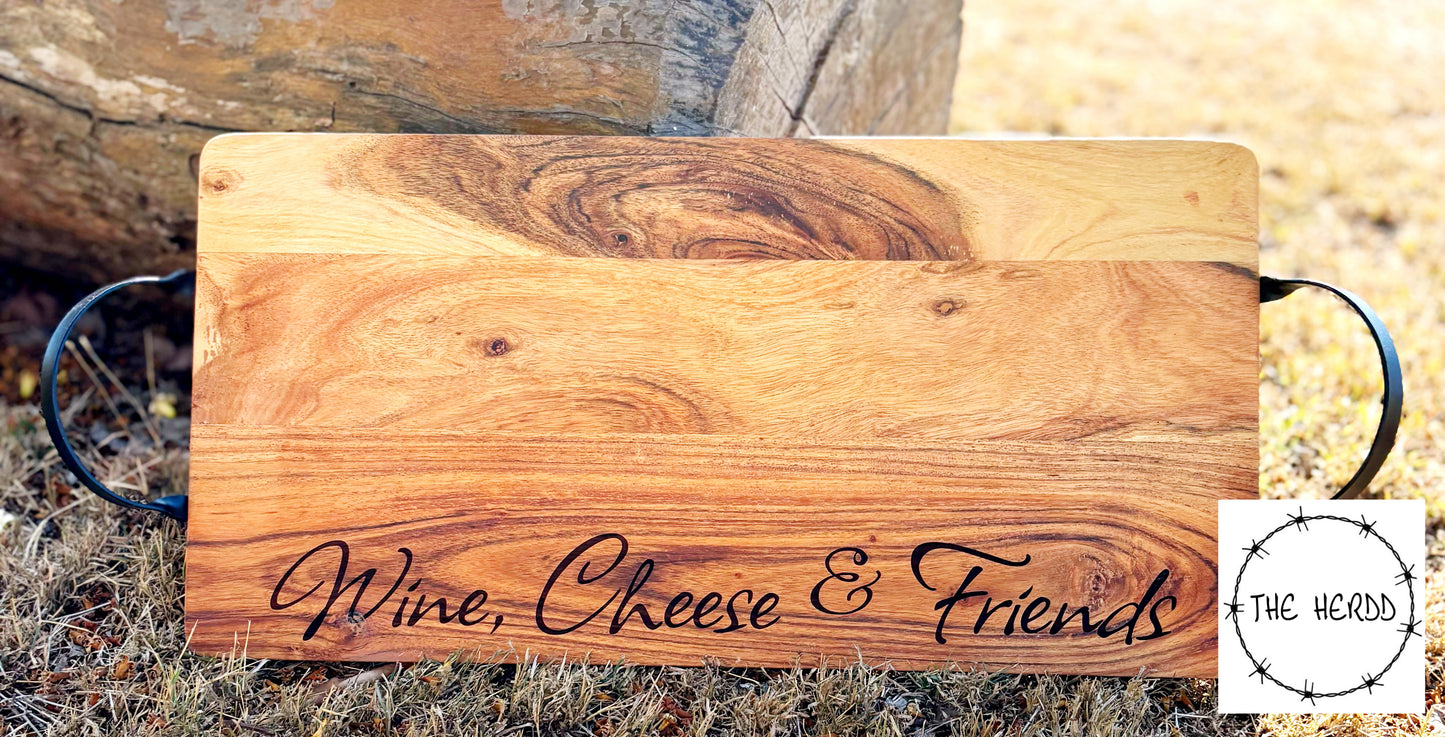 Wine, Cheese & Friends…Serving Boards - Rescue My Rugs