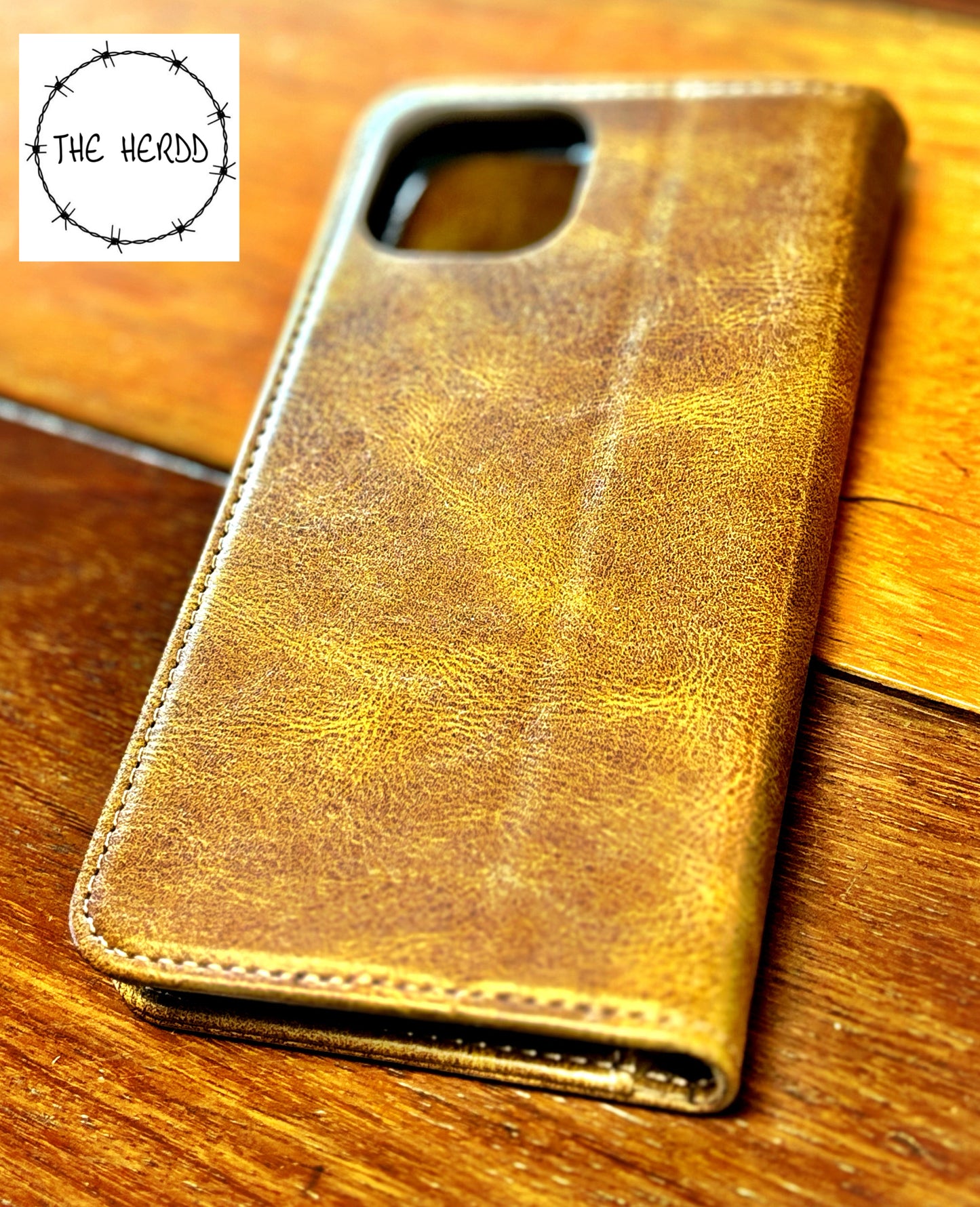 Leather Phone Case - Custom Laser Engraved - iPhone - Rescue My Rugs