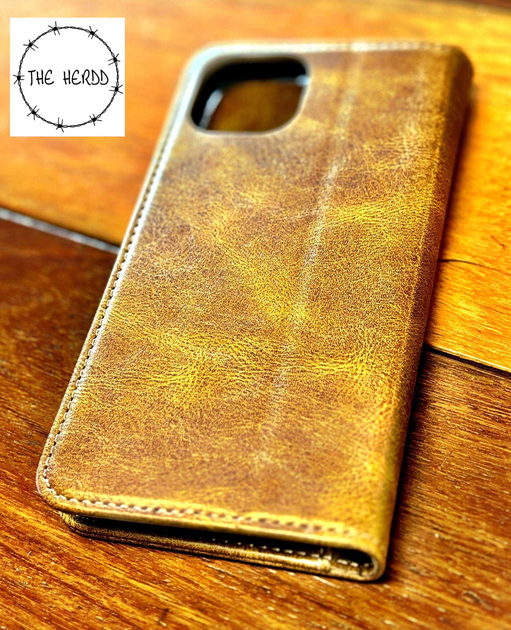 Leather Phone Case - Custom Laser Engraved - iPhone - Rescue My Rugs