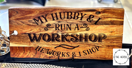 Husband & I Workshop…Serving Boards - Rescue My Rugs