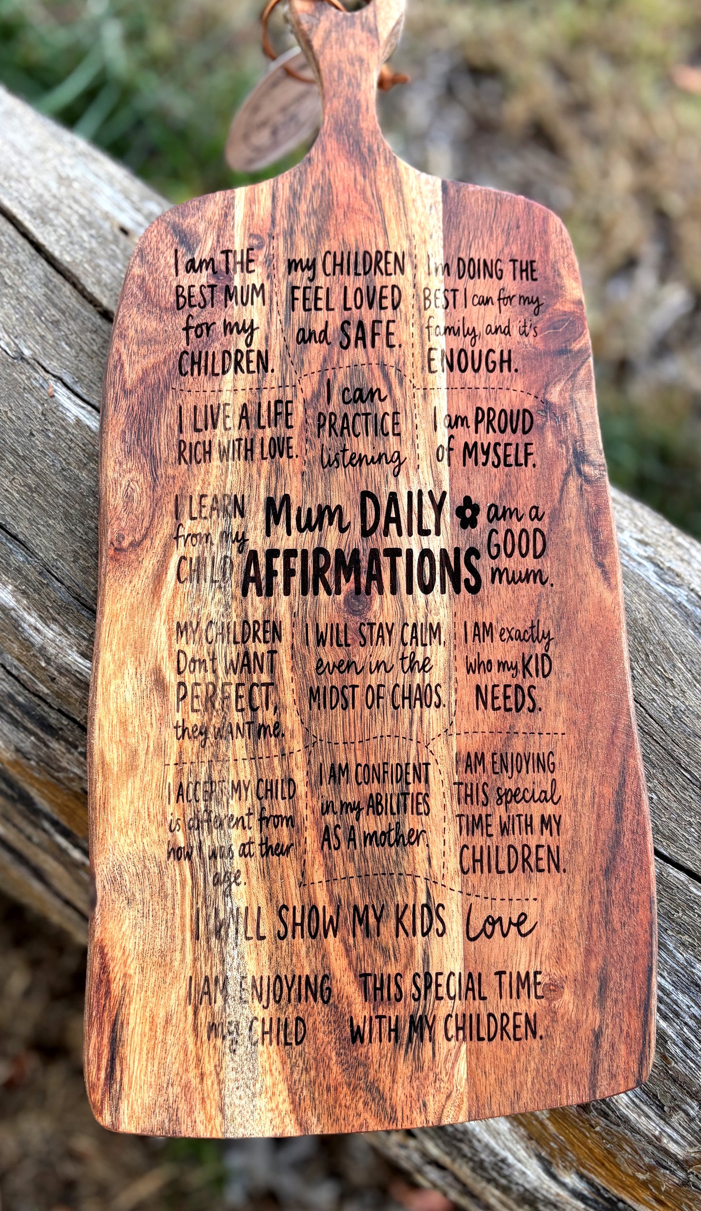 Mum Affirmations…Serving Boards