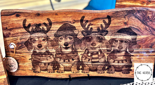 Sausage Dog Tribe - Christmas…Serving Boards - Rescue My Rugs