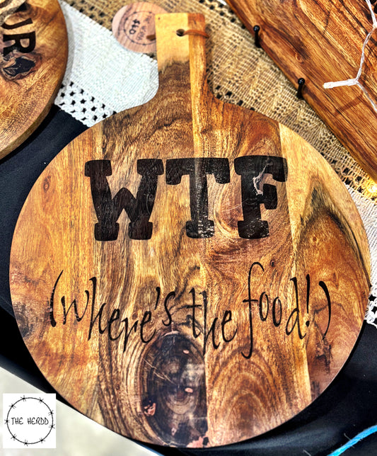 WTF - Where’s the Food!…Serving Boards - Rescue My Rugs