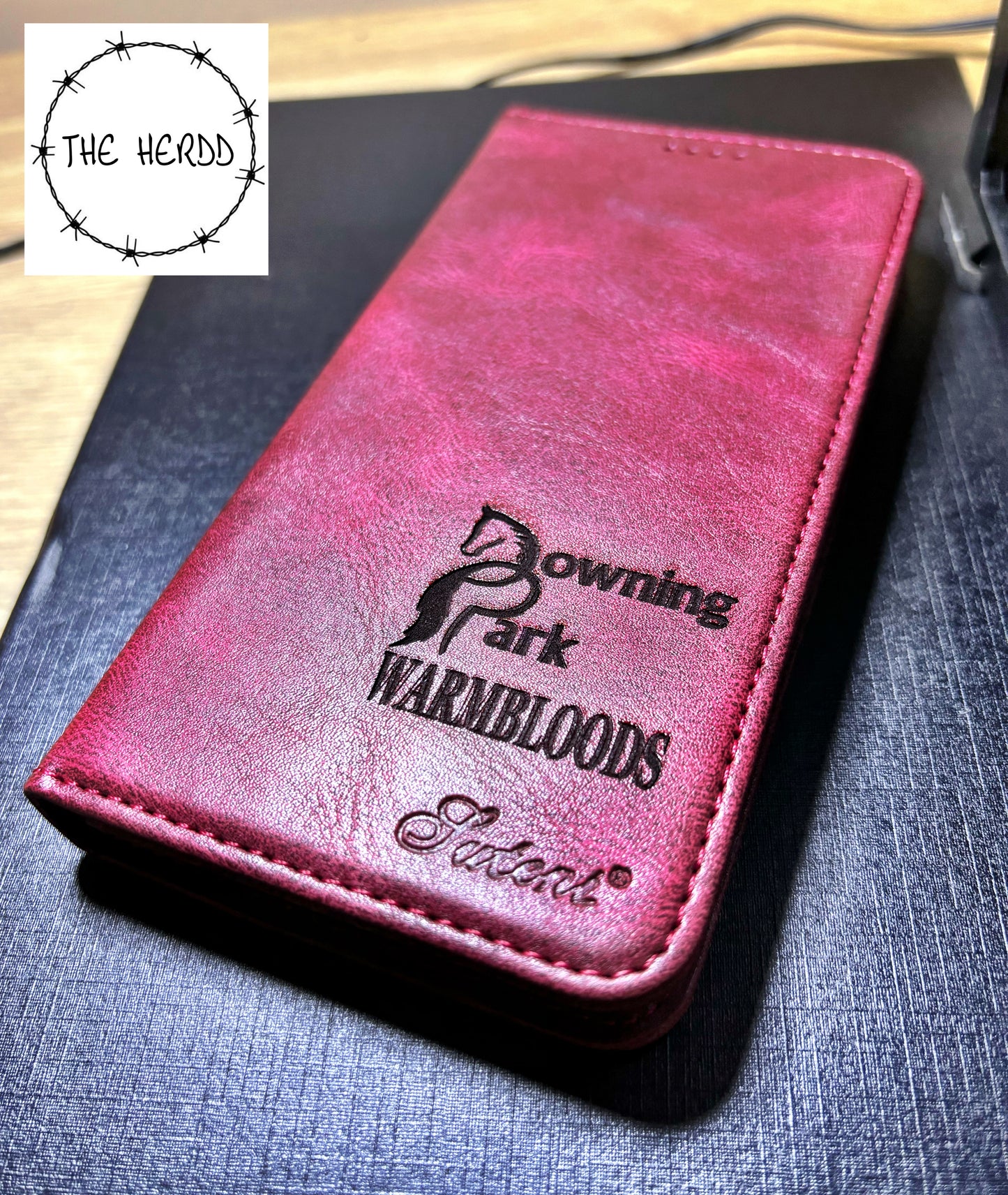 Leather Phone Case - Custom Laser Engraved - iPhone - Rescue My Rugs