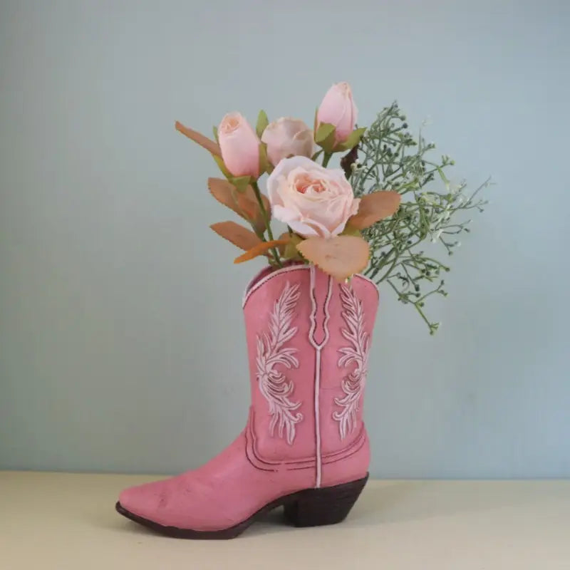 Cowboy Boot Vase - Rescue My Rugs