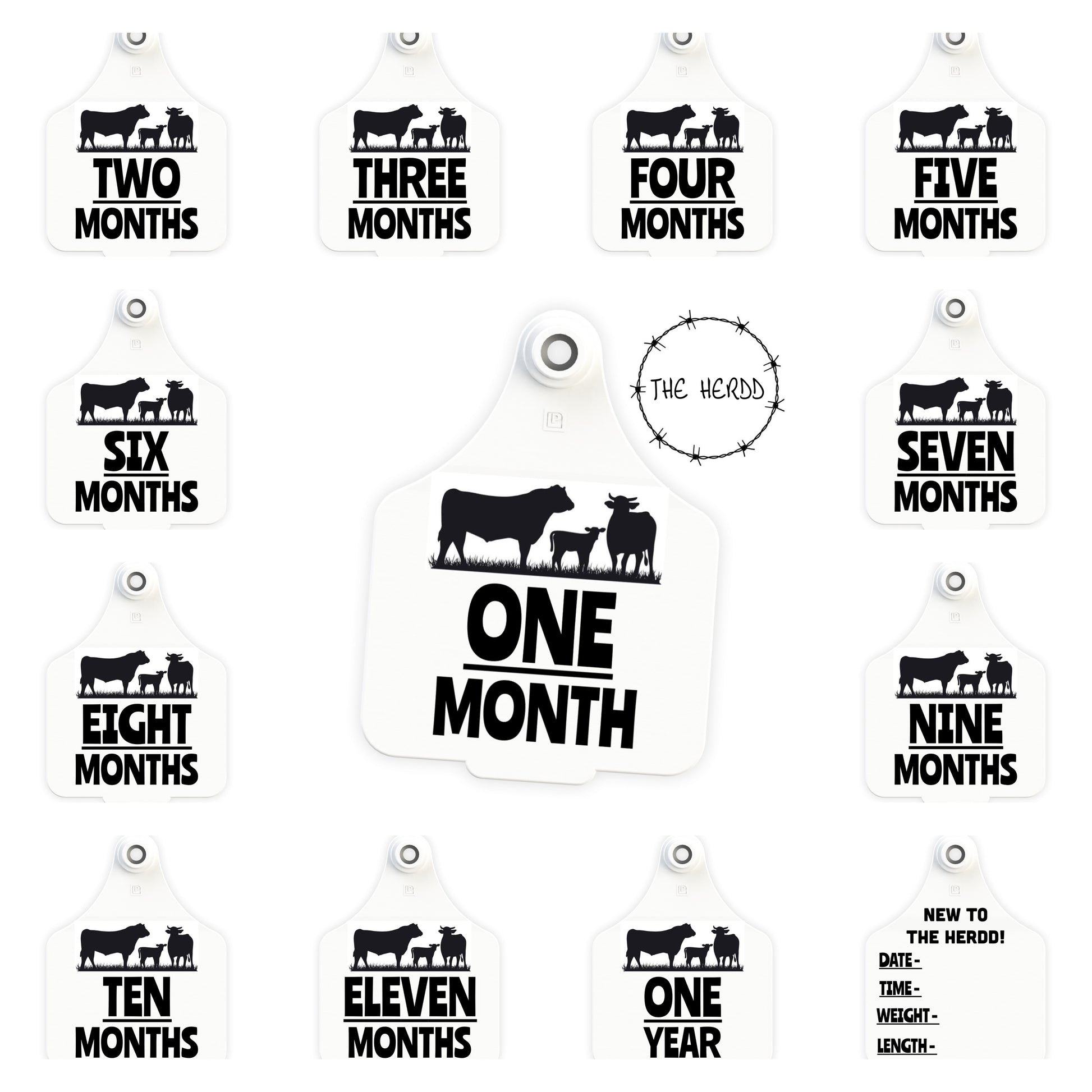 Farm Milestone Tags - Rescue My Rugs