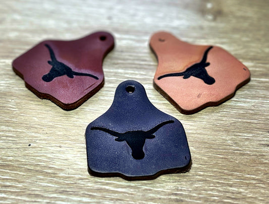 Longhorn Leather Tags - Rescue My Rugs