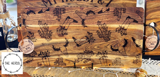 Cowboy Christmas - LIMITED EDITION…Serving Boards - Rescue My Rugs