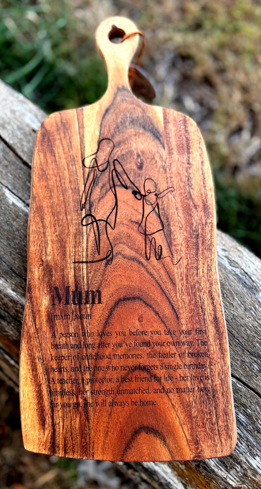 Definition of Mum…Serving Boards