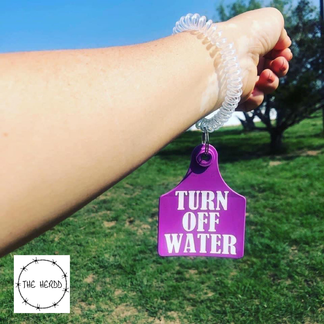 Turn Off Water Reminder Tag - Rescue My Rugs